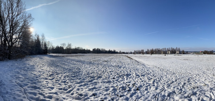 Winter landscape at the Allgäu