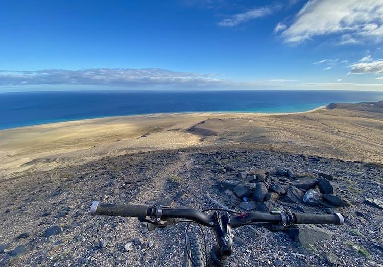 Mountain biking in the south of Fuerteventura