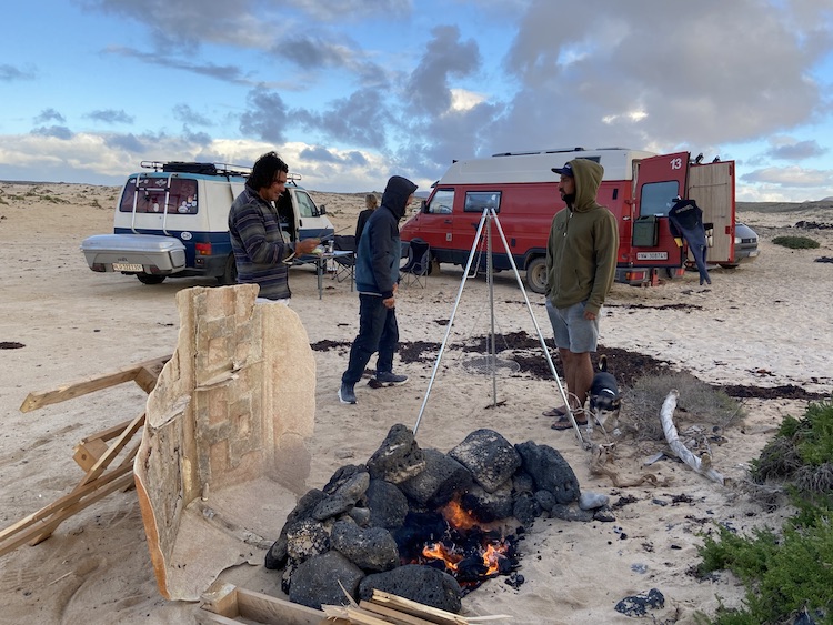 BBQ at Playa Punta Blanca