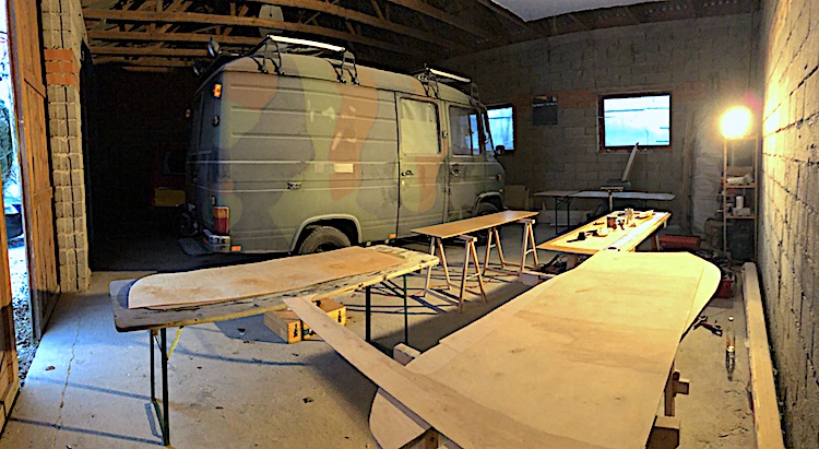 Workshop in the garage