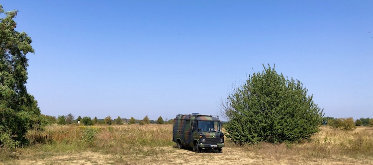 MB 508 parked near Seelhausener See
