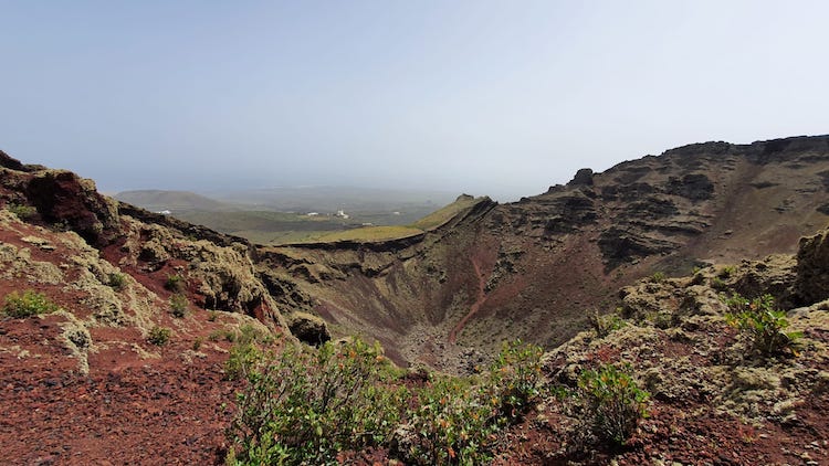 Hiking at Vulcano La Corona