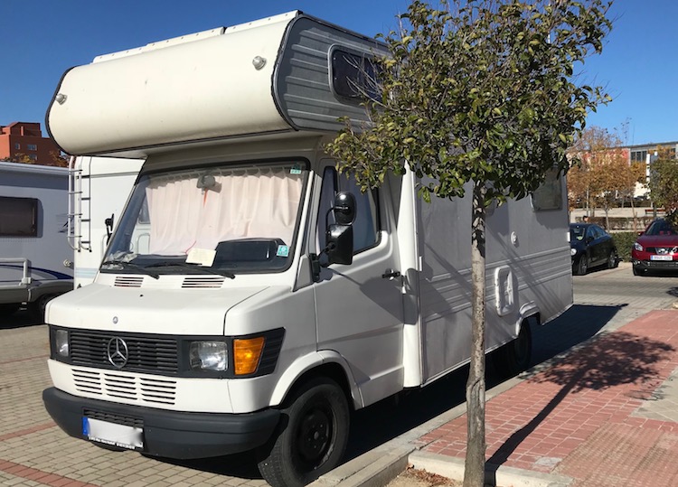 My van in Valdebernardo