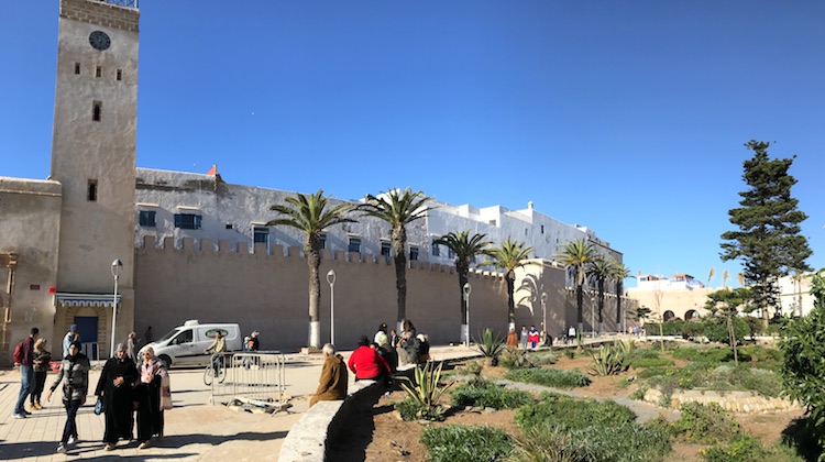 Wall around the medina of Essaouira