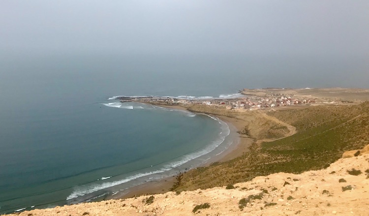 View from the cliffs near Imsouane