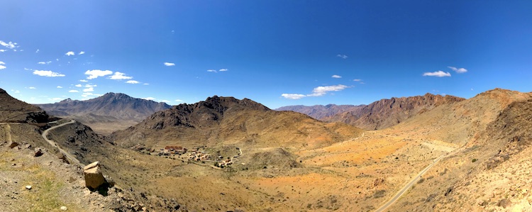 Scenery in the Anti Atlas mountain range