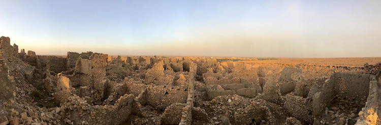 Ruins of the old Kasbah of Meski