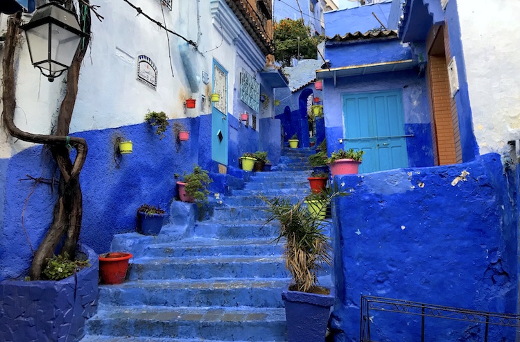 Blue alley in Chefchaouen