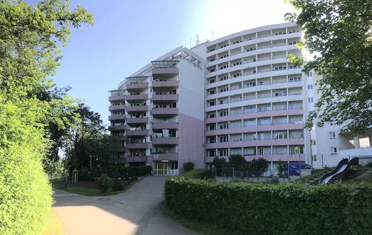 Apartment building where my family used to live