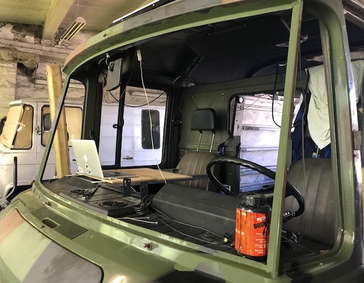 Fixed frame holding the windshield