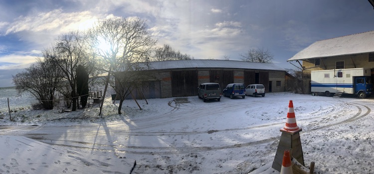 Garage in front of the house