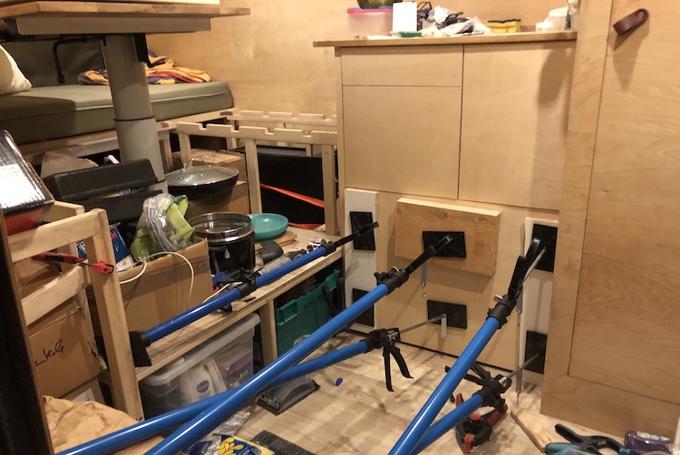 Building the base kitchen cabinet