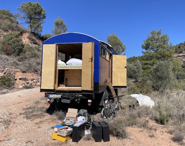 All stuff cleared out the cabin of the truck