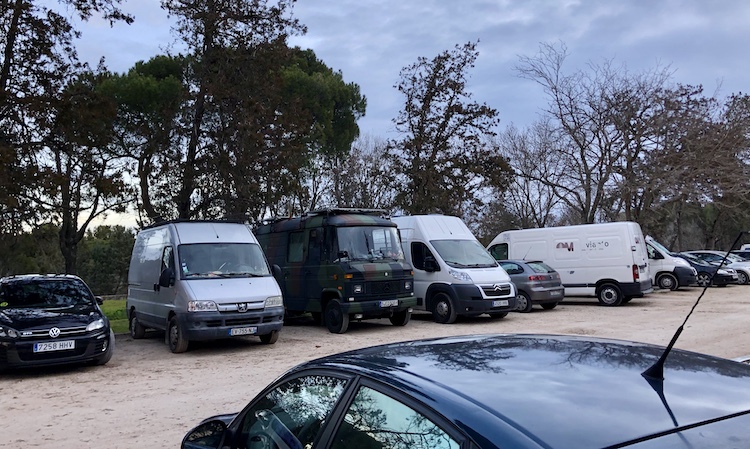 Parking lot at Casa de Campo