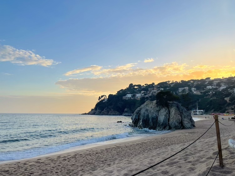 Sunset at Platja de Canyelles