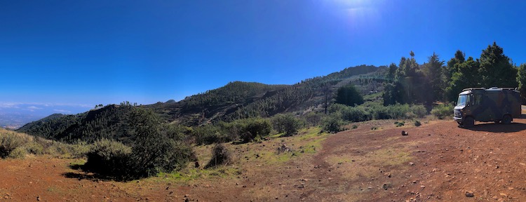 Peaceful area close to Pico de las Nieves
