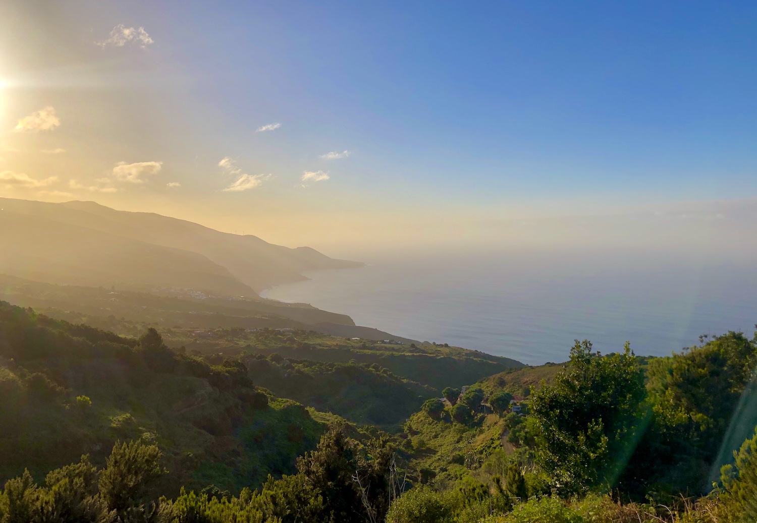 View on the northern coast of La Palma