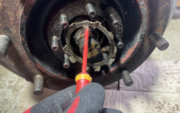 Removing the lock plate