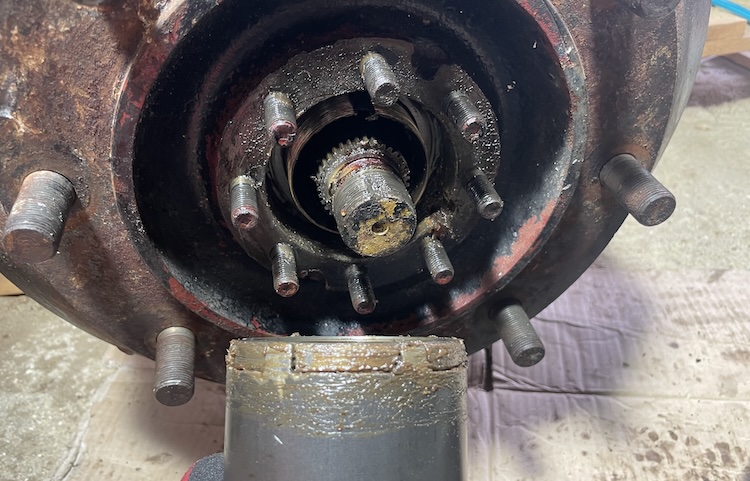 Removing the inner spindle