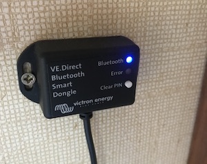 Bluetooth dongle to read data from the solar charge controller