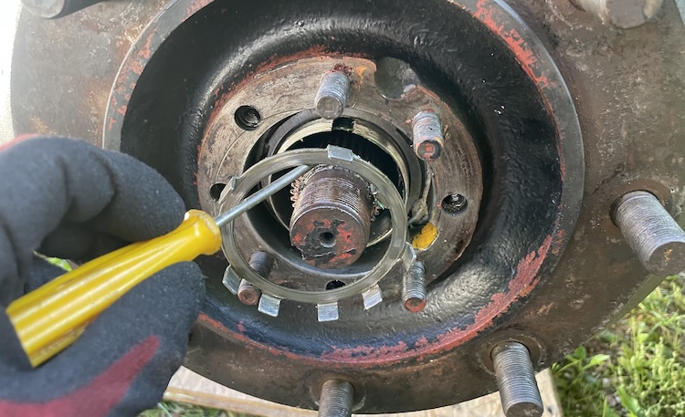 Removing the lock plate