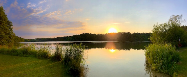 Sunset at big Zermittensee