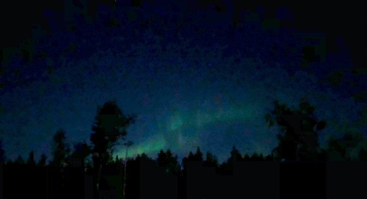 Northern lights captured with my iPhone