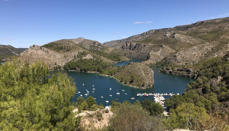Boats on Lago de Bolarque