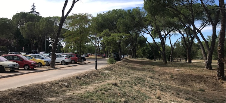 Parking lot at Casa de Campo