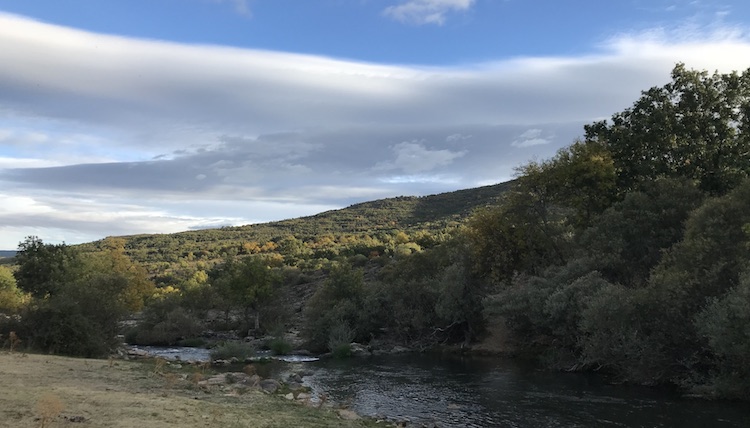 Scenery at Río Lozoya