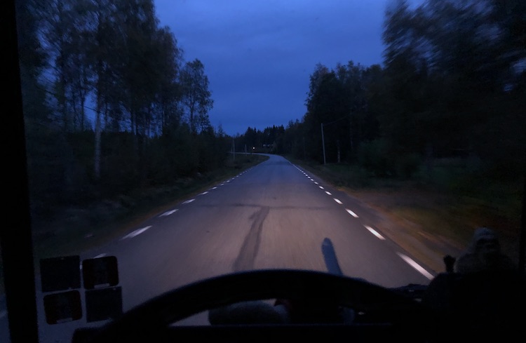 Driving in the dark